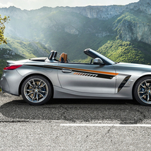 Adesivo decalcomania in vinile con strisce stroboscopiche per accenti laterali adatto alla BMW Z4
 2