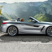 Adesivo decalcomania in vinile con strisce stroboscopiche per accenti laterali adatto alla BMW Z4
 3