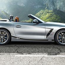 Adesivo decalcomania in vinile con strisce laterali sul pannello bilanciere M adatto per BMW Z4
 2