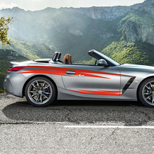 Adesivo decalcomania in vinile con strisce tribali per porte con accenti laterali adatto per BMW Z4
 2