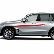 Kit di decalcomanie adesive per strisce laterali dinamiche da corsa per BMW X5 G05 - Grafica in vinile personalizzata
 3