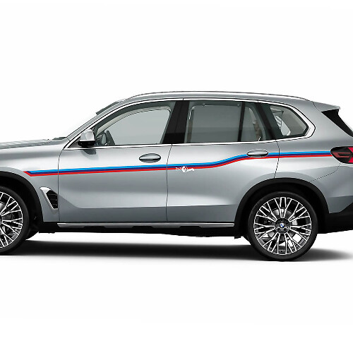 Kit adesivi in vinile strisce laterali M-Style Racing per BMW X5 G05