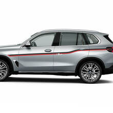 Kit adesivi in vinile strisce laterali M-Style Racing per BMW X5 G05_2