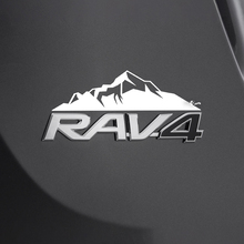 Adesivo decalcomania montagne sul badge Toyota Rav4 posteriore 2
 2