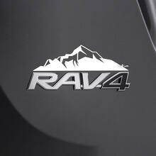Adesivo Decalco Montagne Sul Retro per Distintivo Toyota Rav4 2