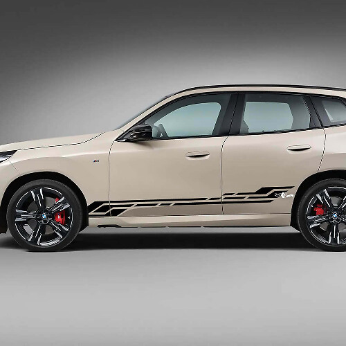 Kit di Adesivi Strisce Porta Laterale - Grafiche Personalizzate in Vinile 2 per BMW X3 G45 G01 o F25