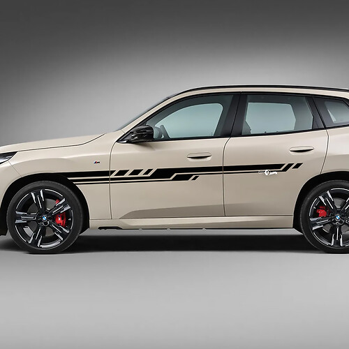 Kit di decalcomanie per strisce per porte laterali BMW X3 2024 - Grafica in vinile personalizzata per G01 e F25 2
