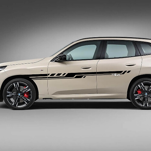 Kit Adesivi Strisce Porta Laterale - Grafiche Vinile Personalizzate 3 per BMW X3 G45 G01 o F25