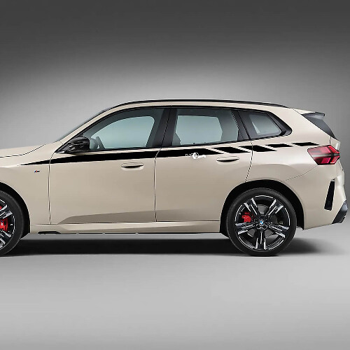 Kit di decalcomanie per strisce per porte laterali BMW X3 2024 - Grafica in vinile personalizzata per G01 e F25 2
