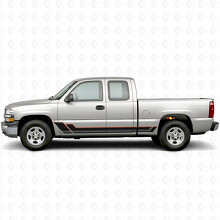 Strisce Viniliche Angular Outline per Portiera e Pannello Battitacco per Chevrolet Silverado 1500 GMT800 1999-2007_2