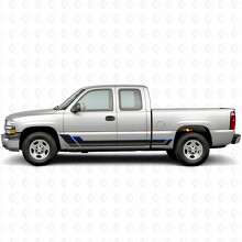 Strisce Viniliche Angular Outline per Portiera e Pannello Battitacco per Chevrolet Silverado 1500 GMT800 1999-2007_3