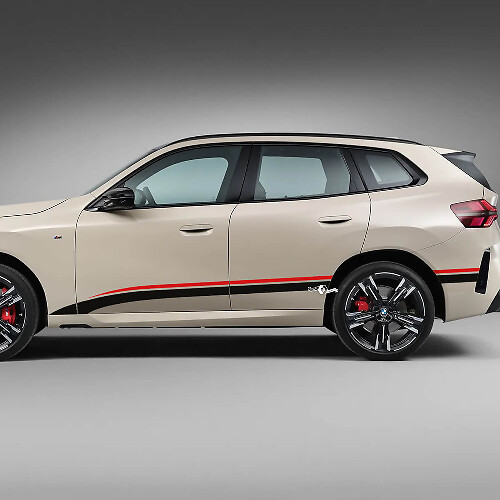 Kit di decalcomanie in vinile a strisce doppie per BMW X3
