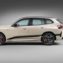 Kit di decalcomanie in vinile a strisce doppie per BMW X3_2