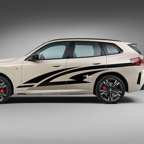 Kit decalcomania tribale per porta laterale BMW X3 2024 - Grafica in vinile personalizzata per G01 e F25 2
