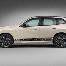 Kit di adesivi in vinile decorativi a strisce laterali per BMW X3 G45 G01 F25_2