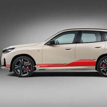 Kit di adesivi in vinile decorativi a strisce laterali per BMW X3 G45 G01 F25_3