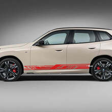 Kit di adesivi in vinile decorativi a strisce laterali per BMW X3 G45 G01 F25_4