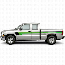 Strisce Retro in Vinile per Parte Superiore della Finestratura e Lati del Cassone per Chevrolet Silverado 1500 GMT800 1999-2007_3