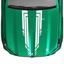 Decalcomania per cofano a quadretti L Stripes Racing per BMW Serie 5 G60 M5 G90
 2