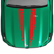 Decalcomania per cofano a quadretti L Stripes Racing per BMW Serie 5 G60 M5 G90
 3