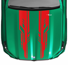 Decalcomania per cofano dall'aspetto moderno a strisce Racing per BMW Serie 5 G60 M5 G90
 4