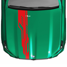 Decalcomania per cofano dall'aspetto moderno a strisce Racing per BMW Serie 5 G60 M5 G90
 5