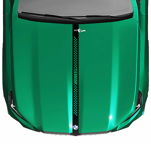 Adesivo in vinile a striscia centrale in stile M5 per BMW Serie 5 G60 M5 G90