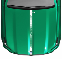Decalcomania per cofano con striscia centrale con logo Racing M5 per BMW Serie 5 G60 M5 G90
 2