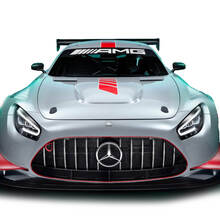 Strisce da Corsa Laterali Cofano Tetto Parabrezza Adesivo Vinile per Mercedes-Benz AMG GT_2