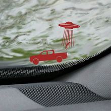 Tacoma UFO parabrezza adesivo per angolo uovo di Pasqua - grafica in vinile personalizzata per camion Toyota Tacoma
 2