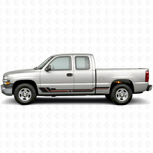 Strisce Viniliche Accento Parallelo per Porte e Minigonne per Chevrolet Silverado 1500 GMT800 1999-2007_2