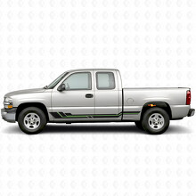 Strisce Viniliche Accento Parallelo per Porte e Minigonne per Chevrolet Silverado 1500 GMT800 1999-2007_4
