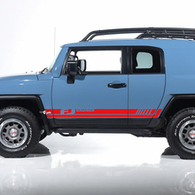 Toyota FJ Cruiser Side Door Stripes Decalcomanie Adesivi Grafica - Kit vinile personalizzato 2
 3