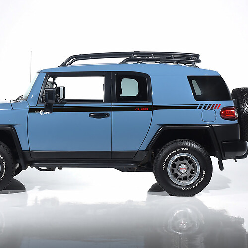 Grafica adesiva per decalcomanie laterali a strisce - adatta per Toyota FJ Cruiser
