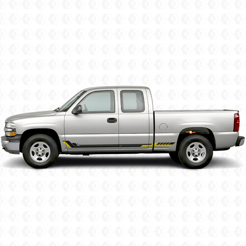 Strisce Viniliche Racing Line per Portiere e Minigonne per Chevrolet Silverado 1500 GMT800 1999-2007
