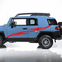 Toyota FJ Cruiser Strisce adesive laterali tribali - Kit personalizzato in vinile
 2