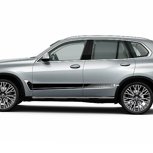 Kit di decalcomanie a strisce stroboscopiche inferiori Accent Racing per BMW X5 G05
