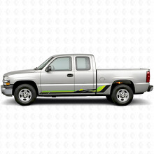 Strisce in Vinile Retro Mountain Wave per Porta e Modanature Laterali per Chevrolet Silverado 1500 GMT800 1999-2007_3