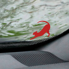 Decalcomania per angolo uovo di Pasqua per parabrezza Cat Pantera - grafica in vinile personalizzata
 2