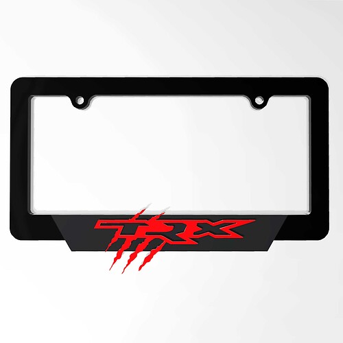 Cornici copri targa per veicoli TRX Decorazioni per veicoli adatte a Dodge Ram TRX
