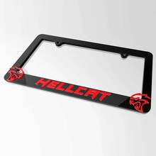 Copritarga per veicoli Hellcat, cornici, decorazioni per veicoli adatte a Dodge Hellcat
 2