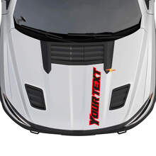 Adesivo in Vinile con Lettere Contornate Personalizzate per Cofano Dodge Ram 1500_3