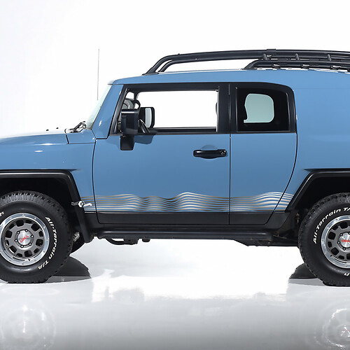 Toyota FJ Cruiser Tribal Side Door Stripes Decalcomanie Adesivi Grafica - Kit in vinile personalizzato
