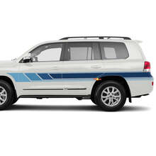 Kit di adesivi per decalcomanie in vinile a strisce per porte grafiche Old school Retro Vintage Lexus GX o Toyota Land Cruiser
 2