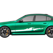 Kit decalcomanie strisce laterali Flame Racing per BMW Serie 5 G60 M5 G90 - Adesivi in ​​vinile SupDec Graphix
 3