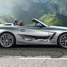 Adesivo in Vinile con Strisce Tribali per Porta Laterale per BMW Z4 2