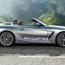 Adesivo decalcomania in vinile BMW Z4 con strisce tribali per porta laterale
 3
