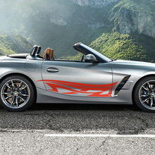 Adesivo decalcomania in vinile BMW Z4 con strisce tribali per porta laterale
 4