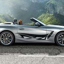 Adesivo decalcomania in vinile BMW Z4 con strisce tribali per porta laterale
 5