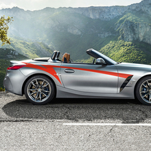 Strisce per accenti delle porte laterali Adesivo decalcomania in vinile BMW Z4
 5